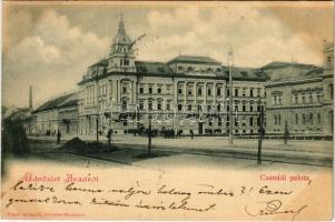 1899 (Vorläufer) Arad, Arad-Csanádi Egyesült Vasutak palotája. Edgar Schmidt / railway companys palace (fl)