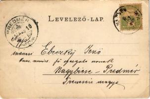 1904 Arad, Vértanú szobor. Römmler & Jonas / monument (kopott sarkak / worn corners)