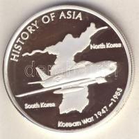 Cook-szigetek 2005. 1$ Ag "Ázsia történelme-Koreai háború" T:PP