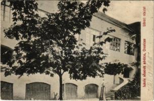 1933 Oravicabánya, Oravica, Oravicza, Oravita; Iskolanővérek zárdája, udvari részlet / boarding school, courtyard (Rb)