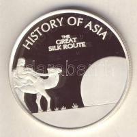 Cook-szigetek 2005. 1$ Ag "Ázsia történelme-Nagy Selyemút" T:PP
