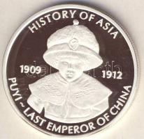 Cook-szigetek 2005. 1$ Ag "Ázsia történelme-Puyi, Kína utolsó császára" T:PP