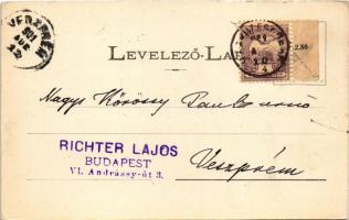 1901 Herkulesfürdő, Herkulesbad, Baile Herculane; Cserna-völgyi vízesés / Csernatal Wasserfall / wat...