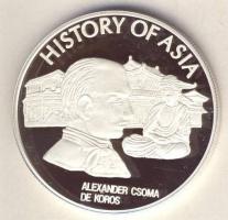 Cook-szigetek 2005. 1$ Ag "Ázsia történelme-Kőrösi Csoma Sándor" T:PP HUNGARIKA!