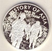Cook-szigetek 2004. 1$ Ag "Ázsia történelme-Vietnámi háború" T:PP