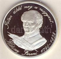 1990. 500Ft Ag "Kölcsey Ferenc" T:PP Csak 5000db! , tanúsítvánnyal