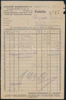 1948 3 db számla a Kecskeméti Szeszfinomítóvól pálinka főzésről barack, törköly, rum. Izsáki személy...