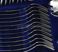 Sonesta 12 személyes evőeszköz készlet, eredeti számzáras táskában, 72 db