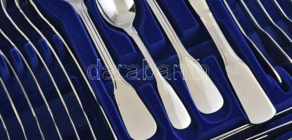 Sonesta 12 személyes evőeszköz készlet, eredeti számzáras táskában, 72 db