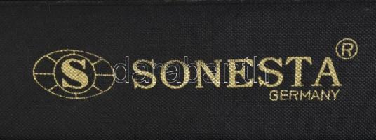 Sonesta 12 személyes evőeszköz készlet, eredeti számzáras táskában, 72 db