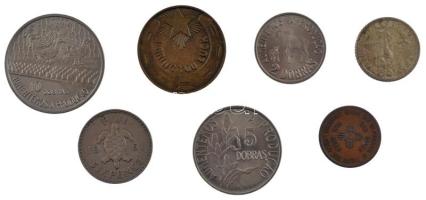 7xklf érméből álló tétel, közte Sao Tomé és Principe 1977. 2D-10D Cu-Ni "FAO" (3xklf) T:1-...