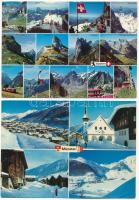 54 db MODERN svájci képeslap / 54 modern Swiss postcards
