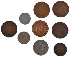 Ciprus 1955. 3m bronz "II. Erzsébet" + 5m bronz "II. Erzsébet" (3db) + 1963-1979...
