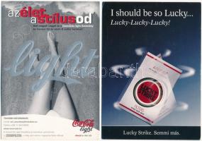 18 db MODERN reklám képeslap / 18 modern advertising postcards