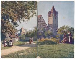 Rothenburg ob der Tauber - 4 pre-1945 postcards
