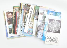 48 db idegenforgalmi tájékoztató füzet Magyarország legkülönbözőbb városairól, tájairól