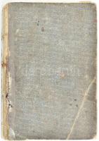 Szakácskönyv. Bp.,1906., Pátria, 258+8 p. Átkötött félvászon-kötés, kopott borítóval, hiányzó gerinc...