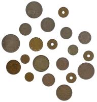 20db-os nagyrészt klf külföldi forgalmi emlékpénz-tétel, közte Szovjetunió, Spanyolország, Ukrajna, ...