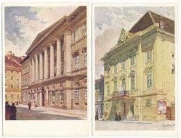 A régi Budapest IV. sorozat. Kiadja a Műemlékek Országos Bizottsága, Hornyánszky V. rt. - 12 képesla...