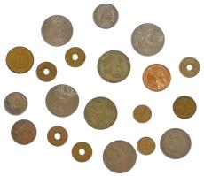 20db-os nagyrészt klf külföldi forgalmi emlékpénz-tétel, közte Szovjetunió, Spanyolország, Ukrajna, ...