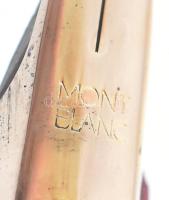 Montblanc bordó töltőtoll cca 1960. Megkímélt állapotban, hozzá bőr tolltartó 15,5 cm