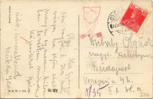 1919 Bange machen gilt nicht / Don't worry! Dog and clown toy / Kutya és bohóc játék. B.K.W.I. ...