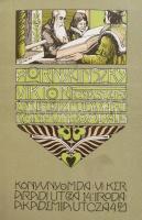 VÉDETT!!! 1905-1906 Róth Miksa (1865-1944) üvegfestő és mozaikművész határidő naplói (1905, 1906), a...
