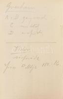 VÉDETT!!! 1905-1906 Róth Miksa (1865-1944) üvegfestő és mozaikművész határidő naplói (1905, 1906), a...