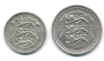 Észtország 1931. 10s Ni-sárgaréz + 1935. 20s Ni-sárgaréz T:2
Estonia 1931. 10 Senti Ni-brass + 1935...