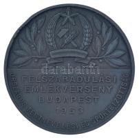 1953. "Felszabadulási Emlékverseny Budapest - Országos Testnevelési és Sportbizottság" fém emlékérem (50mm) T:1-