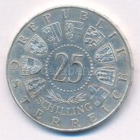Ausztria 1962. 25Sch Ag "Anton Bruckner" T:2 patina, kis ph
Austria 1962. 25 Schilling Ag...