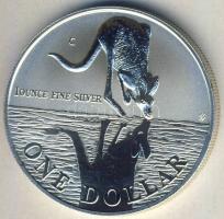 Ausztrália 1997. 1$ Ag 1oz. "Kenguru" T:PP