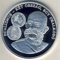DN "A magyar pénz krónikája-Dualizmus" Ag emlékérem, 20g T:PP Csak 2004db!