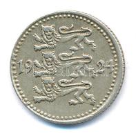 Észtország 1924. 1M Ni-sárgaréz T:2,2- Estonia 1924. 1 Marka Ni-brass C:XF,VF Krause KM#1a