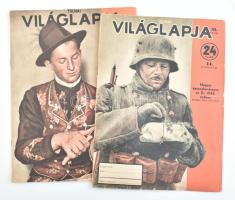 1942 2 db Tolnai Világlap újság háborús hírekkel