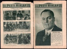 cca 1930 Erzsébetesek lapja 7. szám + A Képes Pesti Hírlap számai. 12 db mindegyiken Horthy Miklós a...