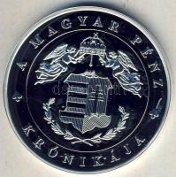 DN "A magyar pénz krónikája-Nagy Lajos ősiség törvénye" Ag emlékérem, 20g T:PP Csak 2004db!