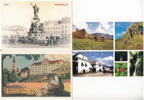 28 db MODERN képeslap: erdélyi és magyar városok, reprintekkel