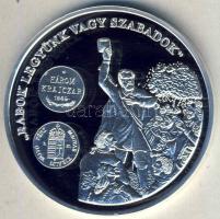 DN "A magyar pénz krónikája-Rabok legyünk vagy szabadok" Ag emlékérem, 20g T:PP Csak 2004d...