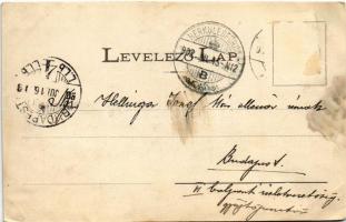 1902 Herkulesfürdő, Herkulesbad, Baile Herculane; Ferenc József udvar / Franz Josef's-Hof / spa...