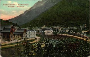 Herkulesfürdő, Herkulesbad, Baile Herculane; Részletkép / Teilansicht / general view (fa)