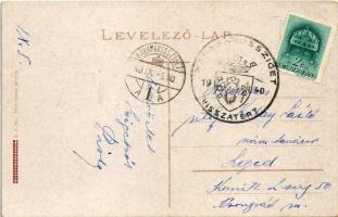 1940 Máramarossziget, Sighet, Sighetu Marmatiei; Római katolikus templom a gimnáziummal / Catholic c...