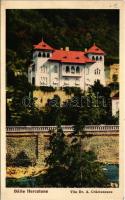1935 Herkulesfürdő, Herkulesbad, Baile Herculane; Vila Dr. A. Craciunescu / nyaraló / villa, spa
