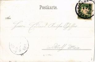 1900 Zur Vermählungsfeier der Prinzessin Mathilde von Bayern mit Prinz Ludwig von Sachsen-Coburg am ...