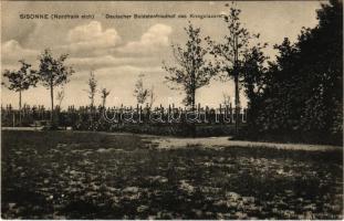 Sisonne (Nordfrankreich), Deutscher Soldatenfriedhof des Kriegslazaretts / WWI German military cemetery