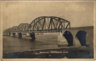 Belgrade, Belgrád, Beograd; Pancevacki most / bridge (fl)