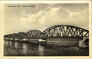 1939 Pancsova, Pancevo; Pancevoer Brücke / híd / bridge (EB)