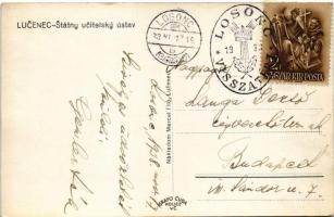 1938 Losonc, Lucenec; Státny ucitelsky ústav / Állami tanárképző / teachers' training institute...
