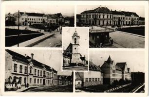 Gyergyószentmiklós, Gheorgheni; mozaiklap / multi-view postcard (EK)