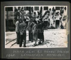 1948 Dinnyés Lajos (1901-1961) kisgazda politikus, miniszterelnök feleségének, Hegedűs Katalinnak és...